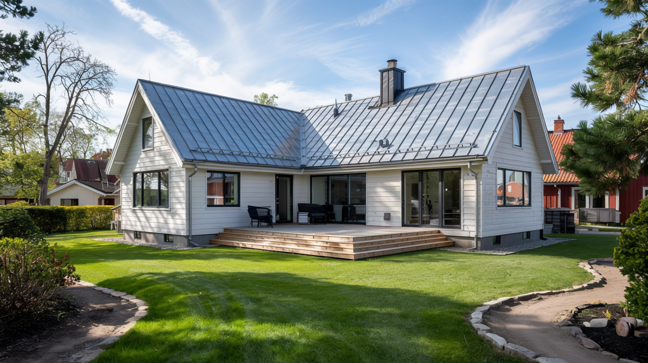 taklaggning metal sheets 2