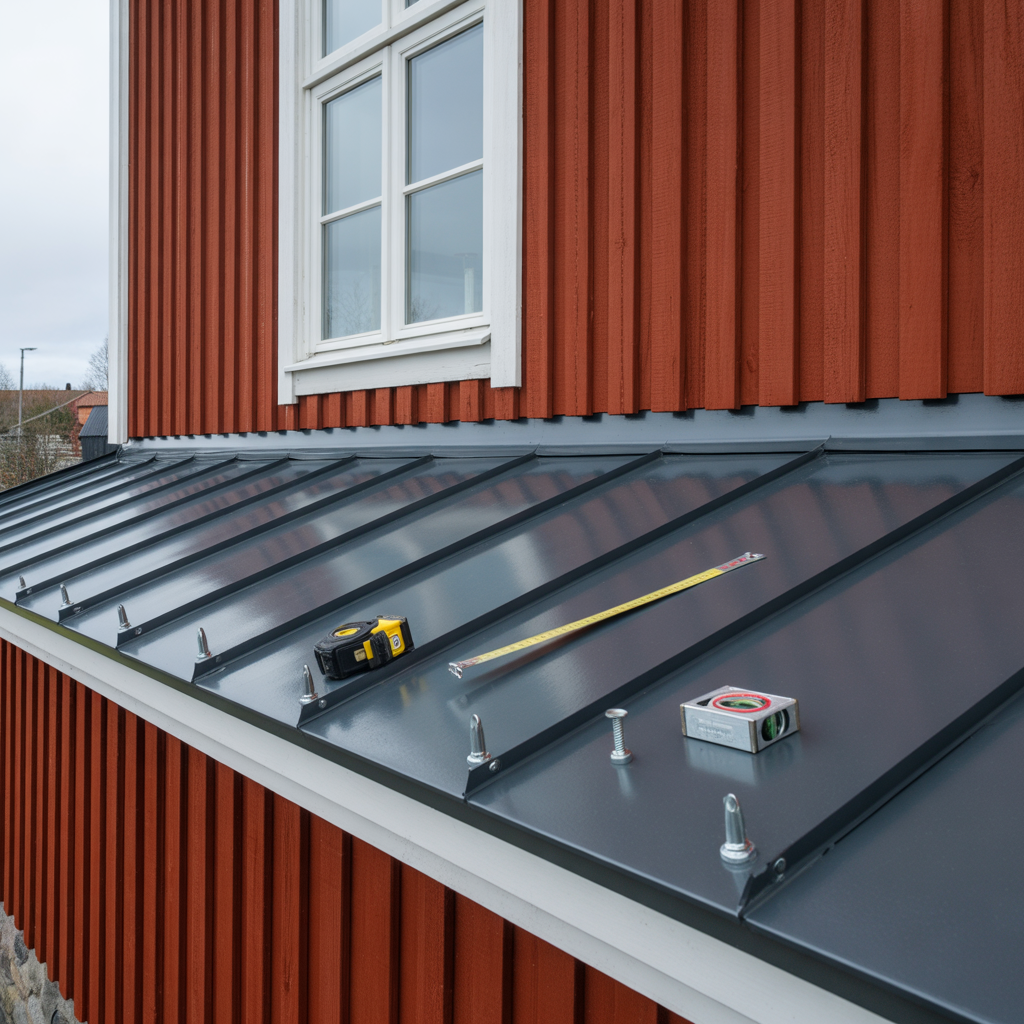 montera fonsterbleck i plat guide till matt fall och infastn