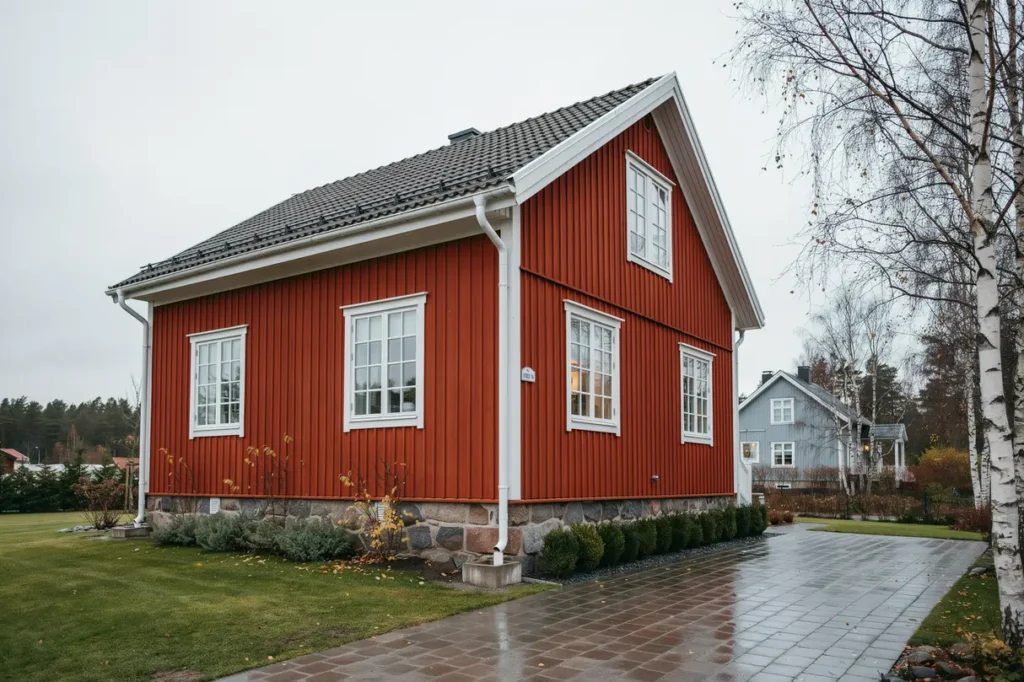 installation av h ngr nnor och stupr r p villa i gustavsberg v rmd